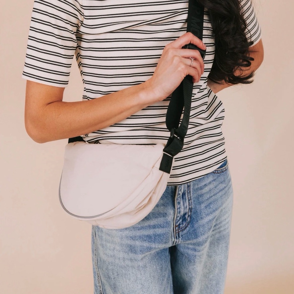 ‼️SOLD‼️ 3. NWT! Free People Movement Bulls Eye Sling bag | ivory